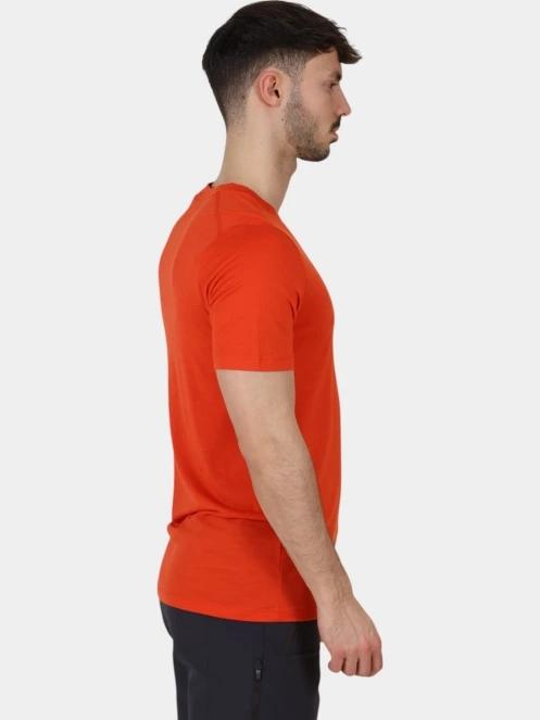 tricou pentru sport, cu maneci scurte pt. barbati Fjallraven Abisko Wool SS M portocaliu 5