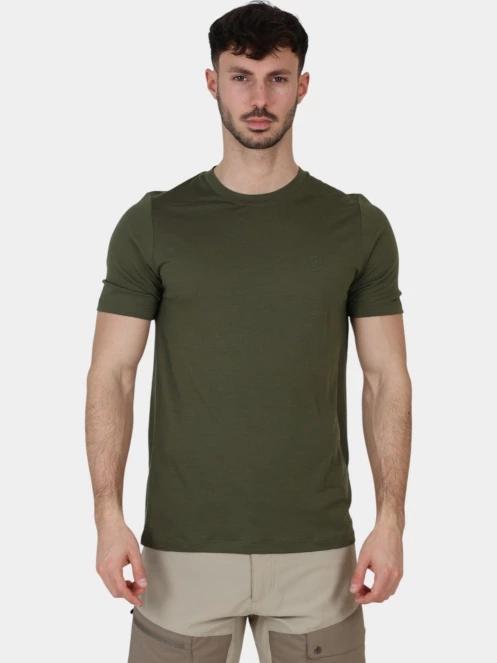 tricou pentru sport, cu maneci scurte pt. barbati Fjallraven Abisko Wool SS M verde 2