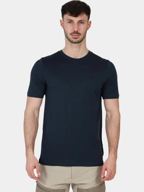 tricou pentru sport, cu maneci scurte pt. barbati Fjallraven Abisko Wool SS M albastru inchis 2