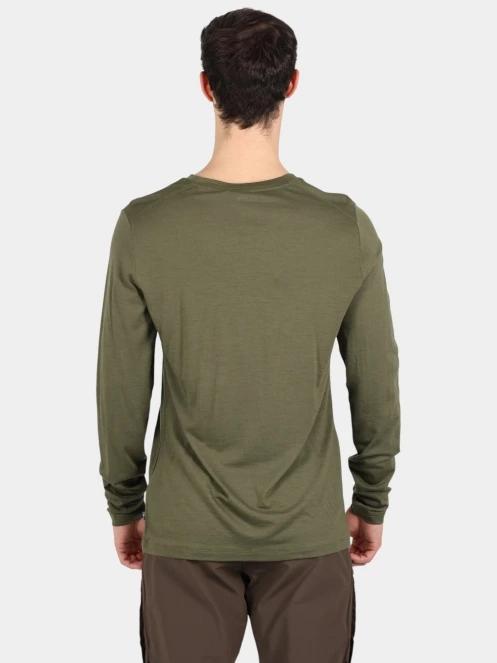 tricou cu maneci lungi pt. barbati Fjallraven Abisko Wool LS M verde 4