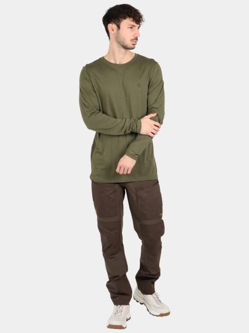 tricou cu maneci lungi pt. barbati Fjallraven Abisko Wool LS M verde 5