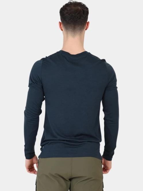 tricou cu maneci lungi, pentru sport pt. barbati Fjallraven Abisko Wool LS M albastru inchis 4