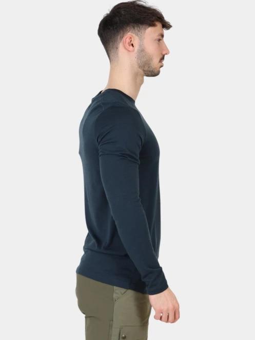 tricou cu maneci lungi, pentru sport pt. barbati Fjallraven Abisko Wool LS M albastru inchis 5