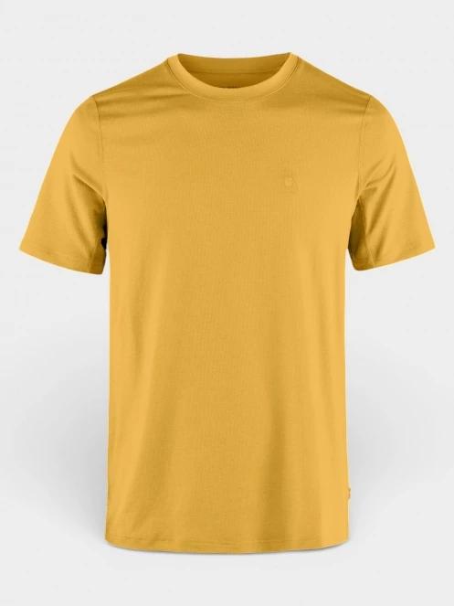 tricou pentru sport, cu maneci scurte pt. barbati Fjallraven Abisko Day Hike SS M galben 2