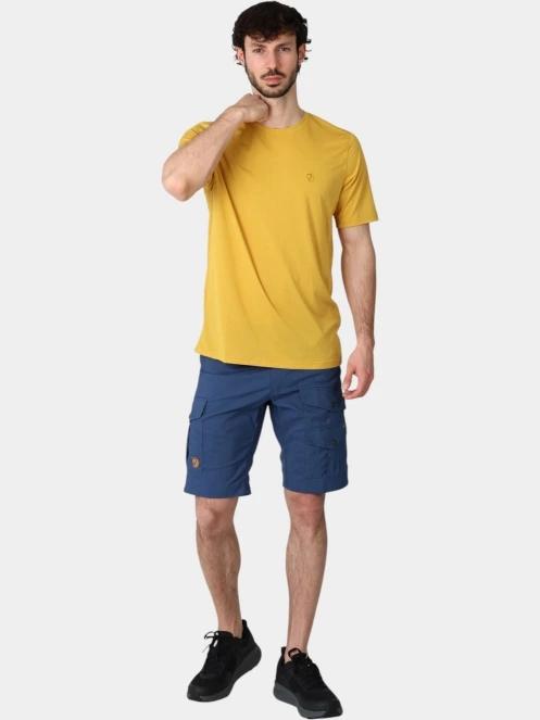 tricou pentru sport, cu maneci scurte pt. barbati Fjallraven Abisko Day Hike SS M galben 5
