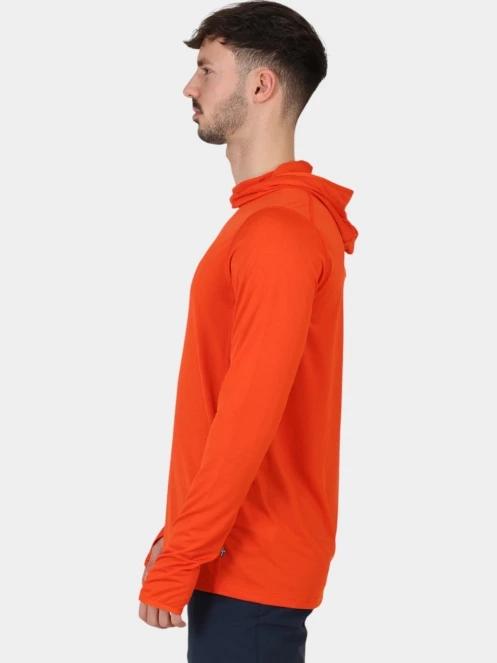 pulover cu gluga pt. barbati Fjallraven Abisko Sun-hoodie M portocaliu 3