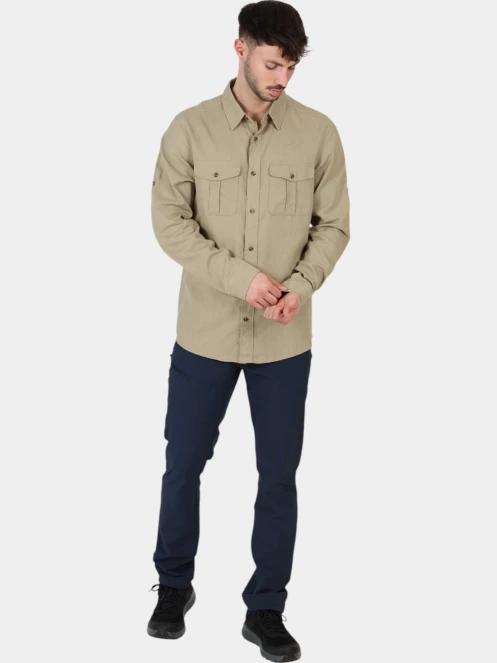camasa cu maneci lungi pt. barbati Fjallraven Övik Travel Shirt LS M nisip 6