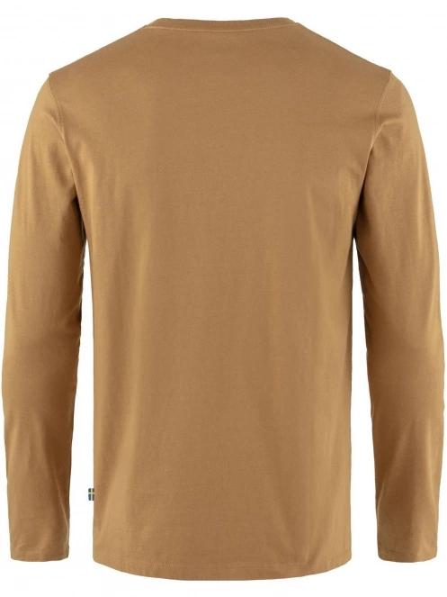 tricou cu maneci lungi pt. barbati Fjallraven Forever Nature Badge LS M maro 3