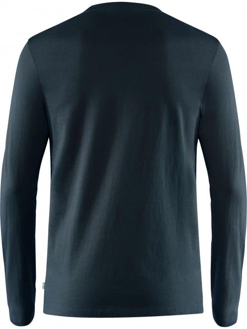 tricou cu maneci lungi pt. barbati Fjallraven Forever Nature Badge LS M albastru inchis 3