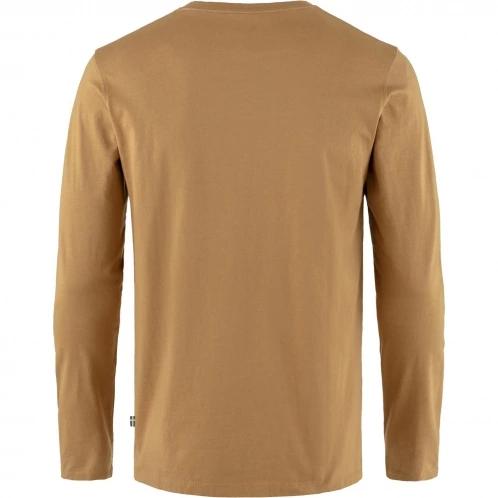 tricou cu maneci lungi pt. barbati Fjallraven Forever Nature Badge LS M maro 3