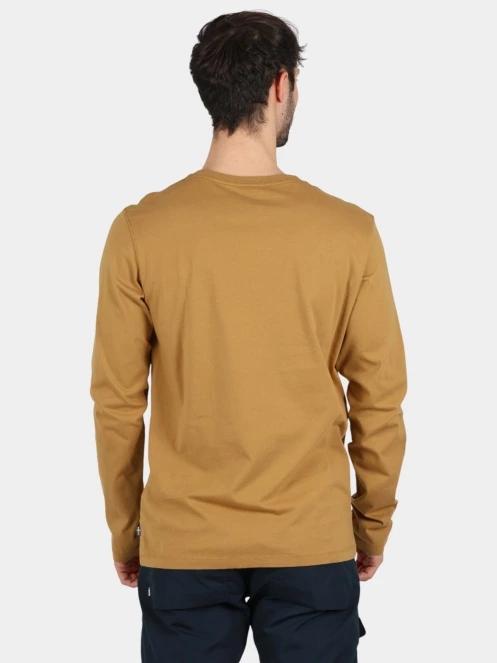 tricou cu maneci lungi pt. barbati Fjallraven Forever Nature Badge LS M maro 4