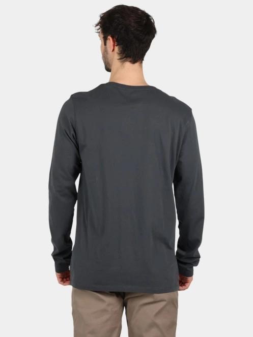 tricou cu maneci lungi pt. barbati Fjallraven Forever Nature Badge LS M albastru inchis 4