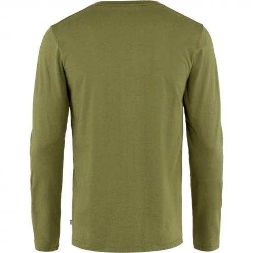 tricou cu maneci lungi pt. barbati Fjallraven Forever Nature Badge LS M verde 3