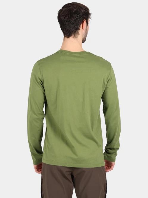tricou cu maneci lungi pt. barbati Fjallraven Forever Nature Badge LS M verde 4