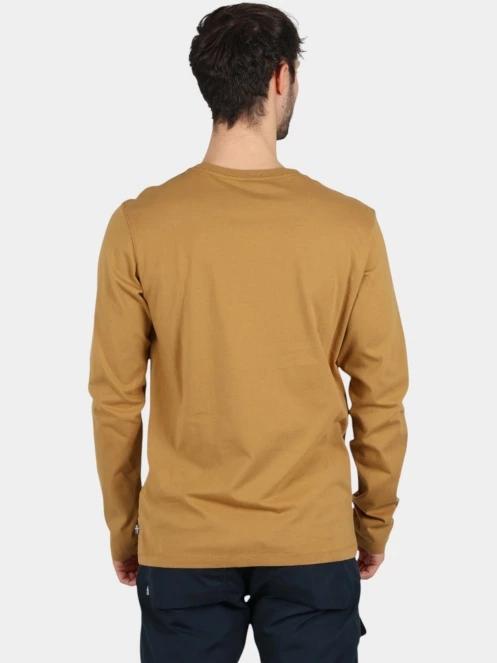 tricou cu maneci lungi pt. barbati Fjallraven Forever Nature Badge LS M maro 4