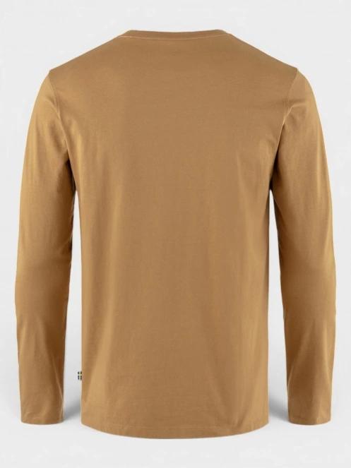 tricou cu maneci lungi pt. barbati Fjallraven Forever Nature Badge LS M maro 7