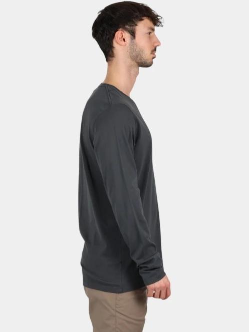 tricou cu maneci lungi pt. barbati Fjallraven Forever Nature Badge LS M albastru inchis 3