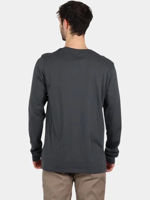 tricou cu maneci lungi pt. barbati Fjallraven Forever Nature Badge LS M albastru inchis 4