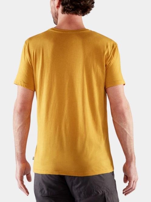 tricou cu maneci scurte pt. barbati Fjallraven Fjällräven Logo T-shirt M galben 3