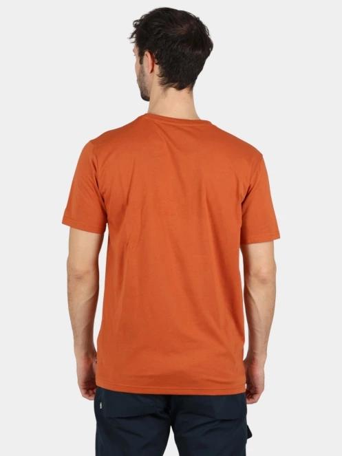 tricou cu maneci scurte pt. barbati Fjallraven Fjällräven Logo T-shirt M portocaliu 4