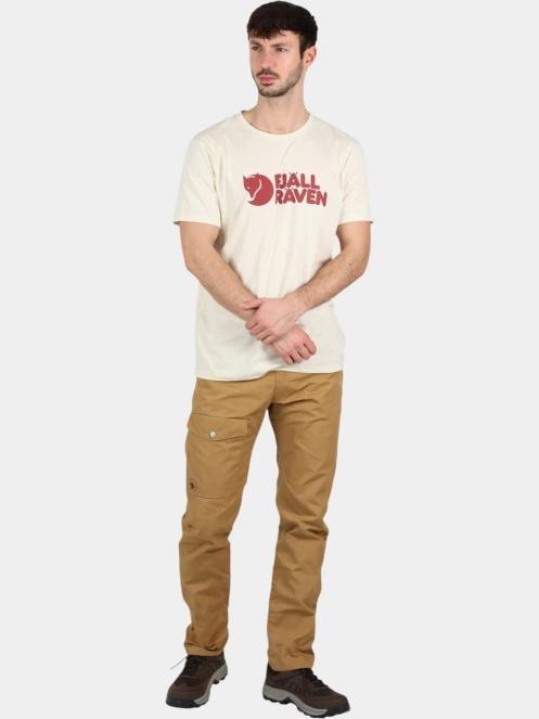tricou cu maneci scurte pt. barbati Fjallraven Fjällräven Logo T-shirt M nisip 5