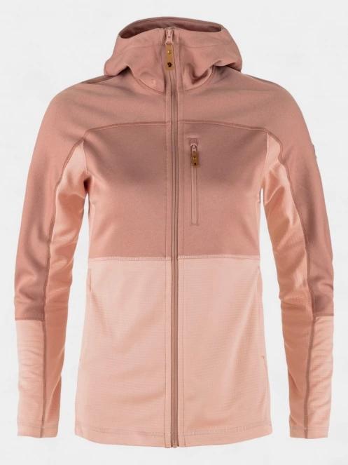 pulover cu gluga pt. femei Fjallraven Abisko Trail Fleece W roz 2