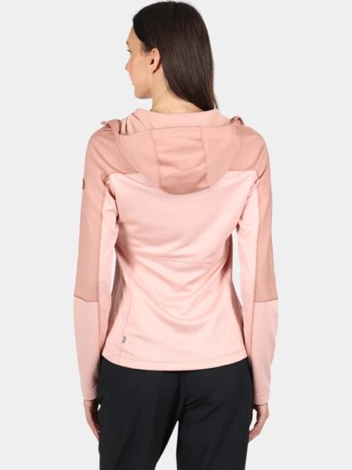 pulover cu gluga pt. femei Fjallraven Abisko Trail Fleece W roz 4