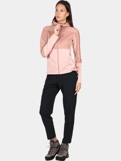 pulover cu gluga pt. femei Fjallraven Abisko Trail Fleece W roz 5