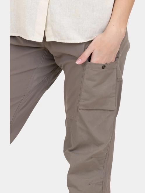 pantaloni de drumetie pt. femei Fjallraven Nikka Trousers Curved W maro 6