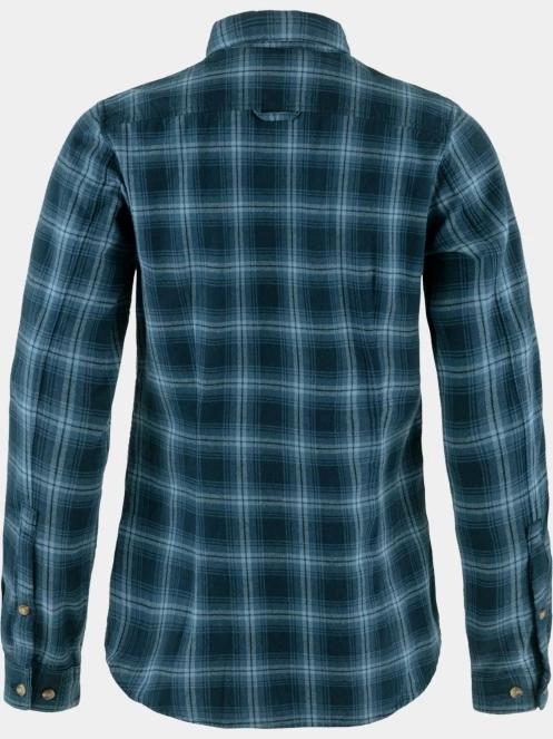 camasa cu maneci lungi pt. femei Fjallraven Övik Flannel Shirt W albastru 3
