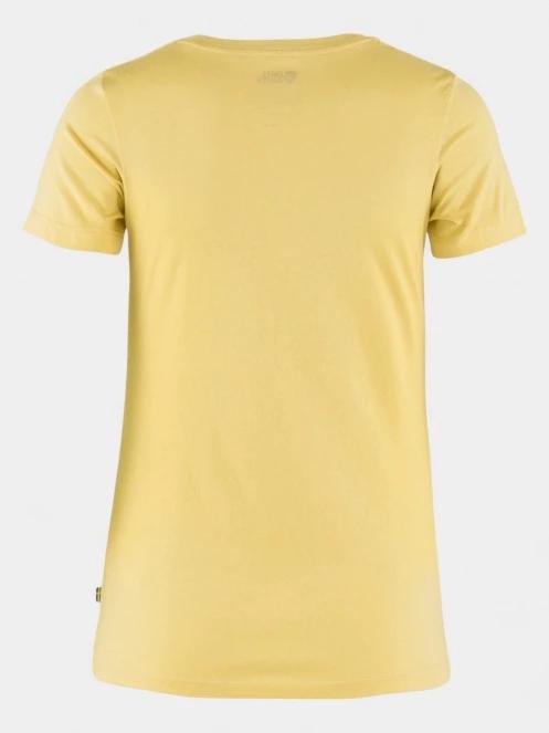 tricou cu maneci scurte pt. femei Fjallraven Arctic Fox T-shirt W galben 3