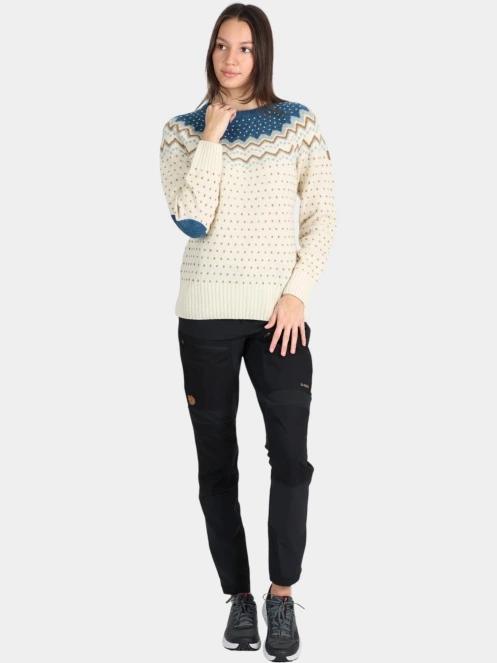 pulover tricotat pt. femei Fjallraven Övik Knit Sweater W nisip 5