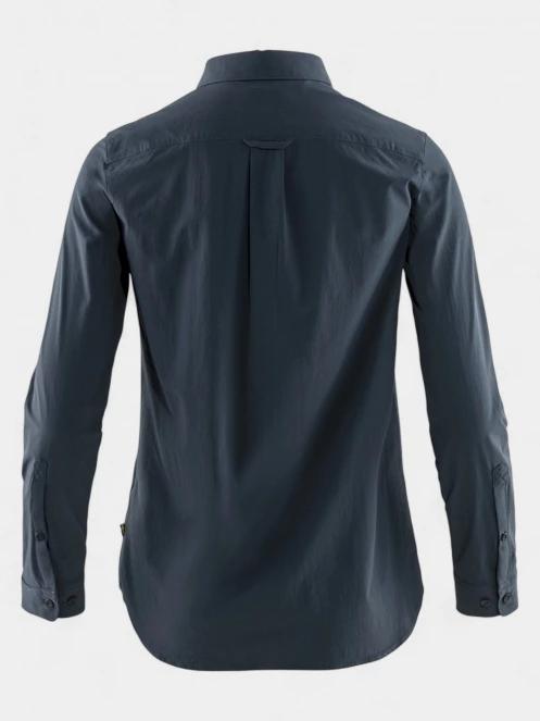 camasa cu maneci lungi pt. femei Fjallraven Övik Lite Shirt LS W albastru inchis 6