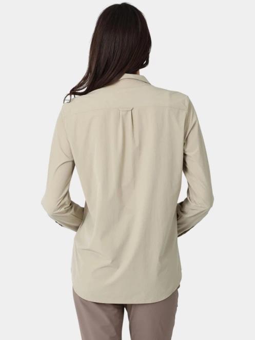 camasa cu maneci lungi pt. femei Fjallraven Övik Lite Shirt LS W nisip 4