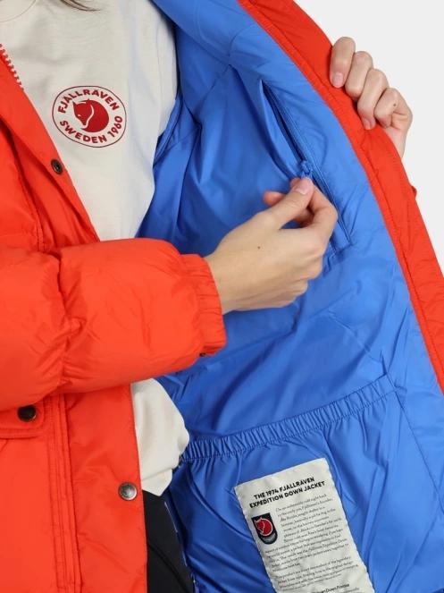 jacheta de puf pt. femei Fjallraven Expedition Down Lite Jacket W portocaliu 9