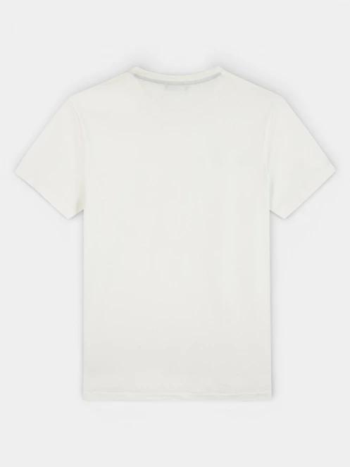 tricou cu maneci scurte pt. barbati TBS Freditee alb 5