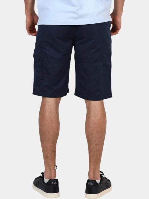 pantaloni scurti cu buzunare laterale pt. barbati TBS Fuppaber albastru inchis 4