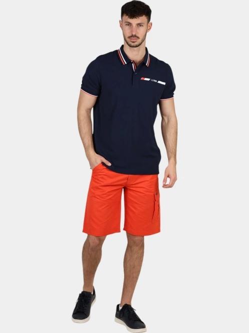 pantaloni scurti cu buzunare laterale pt. barbati TBS Fuppaber portocaliu 6