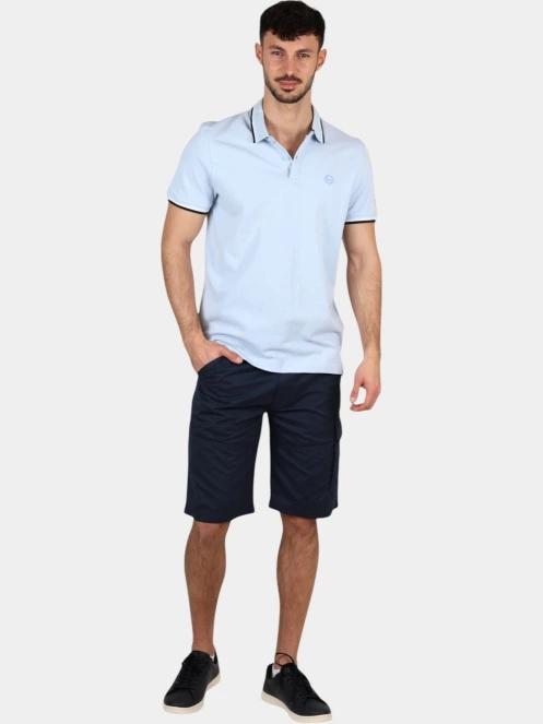 pantaloni scurti cu buzunare laterale pt. barbati TBS Fuppaber albastru inchis 6