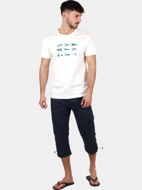 pantaloni trei sferturi pt. barbati TBS Fuppacou albastru inchis 6
