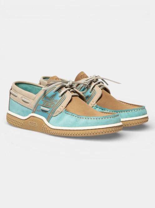 mocasini pt. barbati TBS Globek albastru deschis 4
