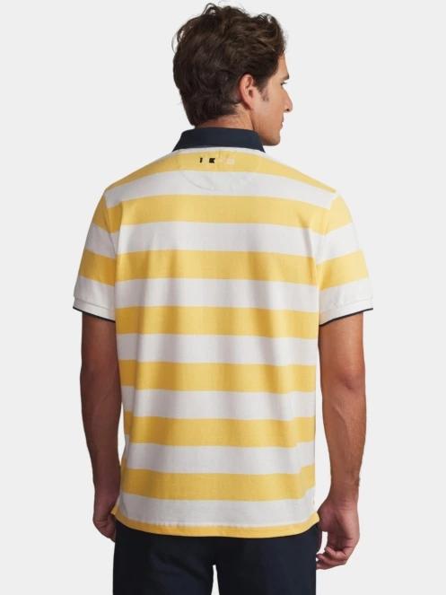 tricou cu guler pt. barbati TBS Govanpol galben 3