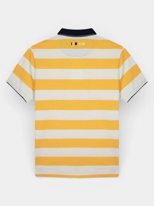 tricou cu guler pt. barbati TBS Govanpol galben 5