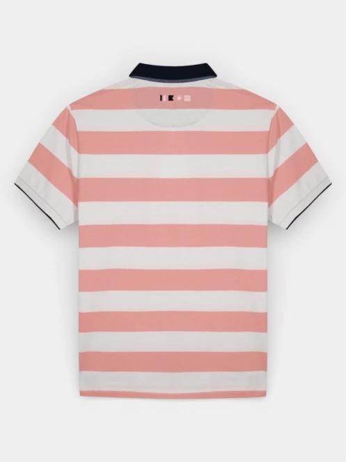 tricou cu guler pt. barbati TBS Govanpol roz 5