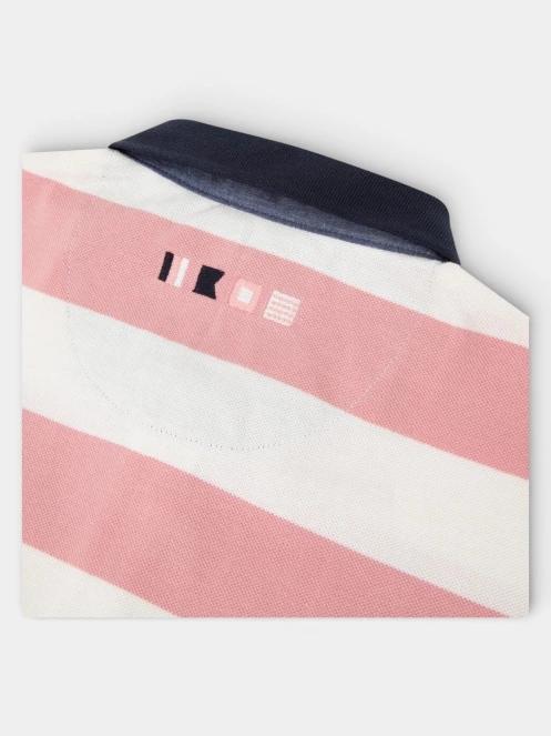 tricou cu guler pt. barbati TBS Govanpol roz 6