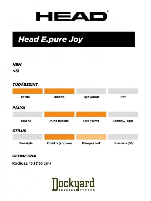 talpa schiuri pt. femei HEAD E.pure Joy + JOY 9 GW SLR gri 6