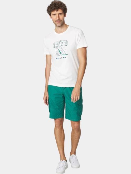 tricou cu maneci scurte pt. barbati TBS Hervetee alb 4