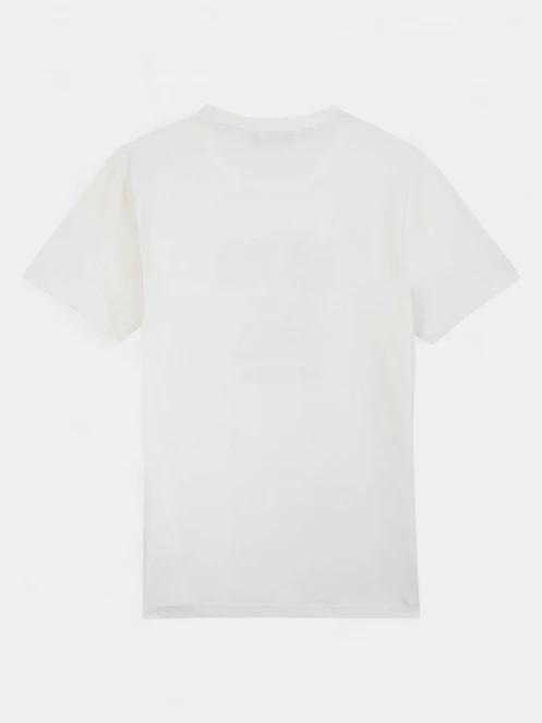 tricou cu maneci scurte pt. barbati TBS Hervetee alb 7