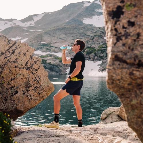 pungi de baut HYDRAPAK Pocketflask 500ml albastru deschis 7