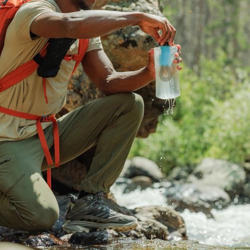 filtru de apa HYDRAPAK Packflask Filter Kit 750ml albastru deschis 5